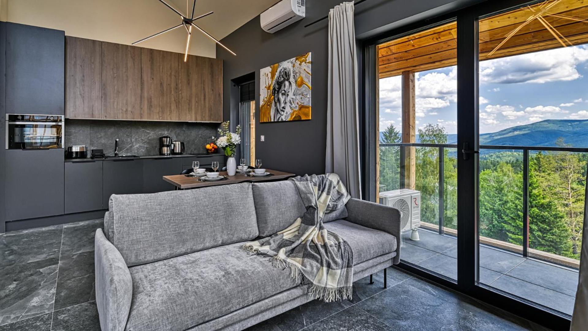 Orlik Vip Residence - Apartament Dwupoziomowy Sniezka Skyline Z Prywatna Sauna 카르파츠 외부 사진