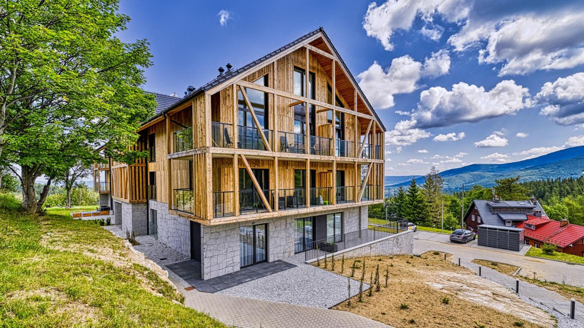 Orlik Vip Residence - Apartament Dwupoziomowy Sniezka Skyline Z Prywatna Sauna 카르파츠 외부 사진