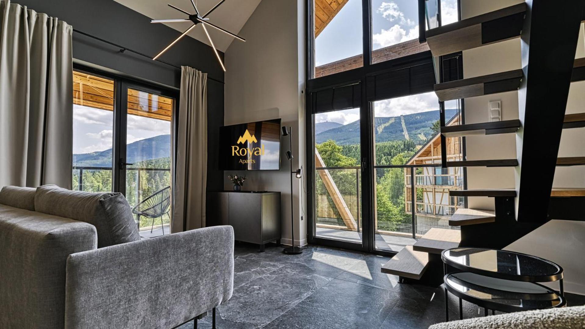 Orlik Vip Residence - Apartament Dwupoziomowy Sniezka Skyline Z Prywatna Sauna 카르파츠 외부 사진